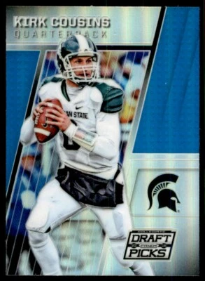 2016 Prizm Draft Picks Blue Kirk Cousins Michigan State Spartans #62 - Image 1 of 2