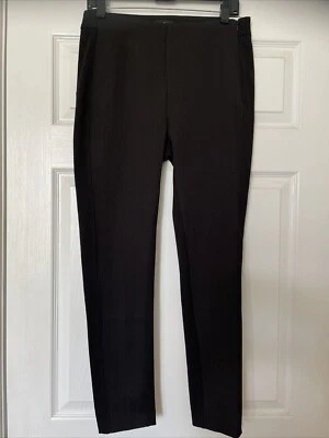 NWT White House Black Market WHBM Black Basketweave High Rise Skinny Pant - Sz 6 - Imagem 1 de 4