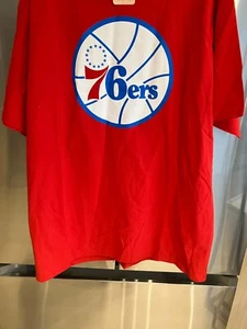 Elton Brand Philadelphia Sixers 76ers NBA jersey  t shirt short  sleeve  XL NWT - Picture 1 of 3