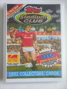 Topps Stadium Club 1992 Premier League Complete Mint Set of 200 Cards - Picture 1 of 12