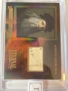 2024 Eternal Cuts Leonardo da Vinci Authentic History Relic /99 SP RARE Encased - Picture 1 of 7