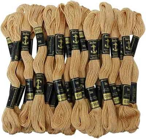 Anchor Threads Cross Stitch Sewing Stranded Cotton Thread Hand Embroidery Beige - Picture 1 of 4