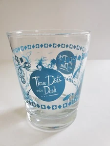 Three Dots and A Dash Mai Tai Glass Tiki Bar Cocktail Barware Blue Chicago - Picture 1 of 6