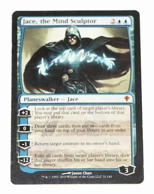 Magic The Gathering -  Jace, the Mind Sculptor 1x - Worldwake MTG Mythic Card - Image 1 of 4