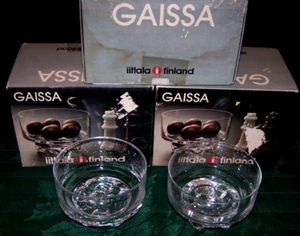 3 Vintage MCM Boxes With 6 pieces of Gorgeous iittala Finland Galssa Shot Glass - Picture 1 of 3