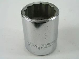 1-7/16" 3/4" Drive 12pt Socket, Thorsen - Picture 1 of 1