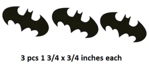 Calcomanía de pela y palo con logotipo de murciélago de Batman DC Comics pegatina de pared caballero oscuro decoración artística - Imagen 1 de 1