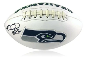 Richard Sherman handsigniert Football weiß Seattle Seahawks Football JSA COA - Bild 1 von 5