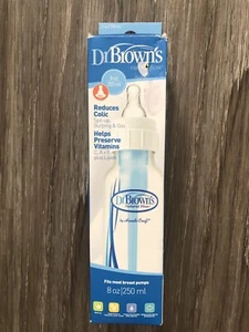 Dr. Brown's natürliche Durchflussoptionen + Anti-Koliken-Kunststoff BPA-FREI - Flasche schmal 8oz - Bild 1 von 5