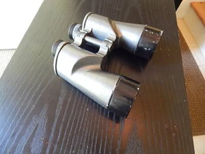 VINTAGE HEAVY PAINTED BAUSCH&LOMB 7X50 BINOCULARS WORK GOOD MISSING METAL PIECE - Picture 1 of 11