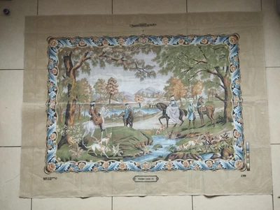 Grand canevas Margot 158 x 119 cm Chasse Louis XV - Photo 1/4