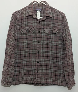 Patagonia Exterior Hombre Pequeña Franela a Cuadros Abotonada Algodón Orgánico  - Imagen 1 de 7