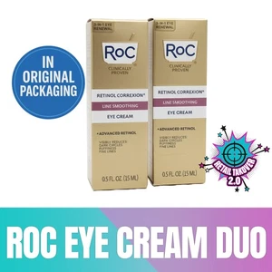 RoC Retinol Correxion Under Eye Cream for Dark Circles & Puffiness, Lot of 2 - Picture 1 of 7