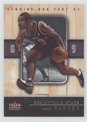 2002-03 Fleer Genuine Tony Parker #48 HOF - Image 1 of 2