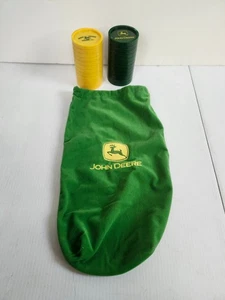 John Deere Jumbo Checkers Set with Cloth Bag (NO BOARD) - Picture 1 of 6
