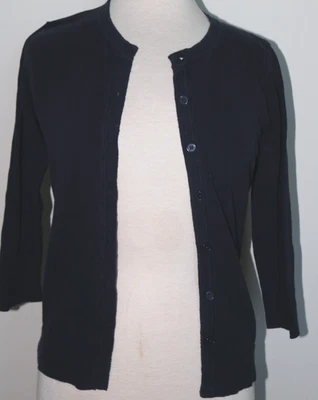 Suéter Para Mujer MERONA Cárdigan Ligero Manga 3/4 Azul Talla XS Foto 1 de 4