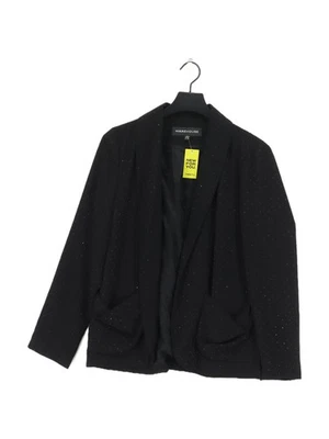 Warehouse Women's Blazer UK 12 Black Polyester with Other Overcoat - Изображение 1 из 4