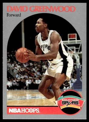 1990 Hoops #433 David Greenwood - San Antonio Spurs - Image 1 of 2