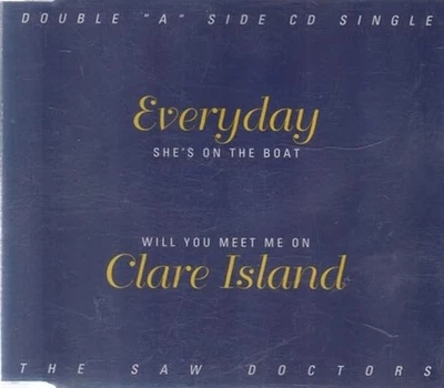 The Saw Doctors Everyday She’s On The Boat/ Clare Island Single CD Folk Rock VGC Foto 1 de 3
