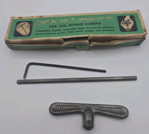 Vintage Inbuskopf Nr. 609 "T" Griff Schlüsselsatz Originalkarton - Bild 1 von 8
