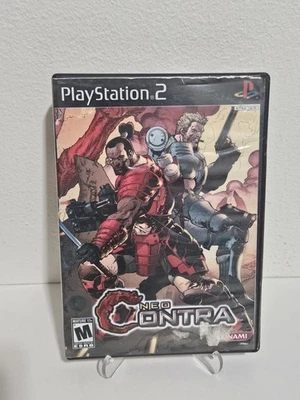 Neo Contra PS2 Sony PlayStation 2 2004 CIB Complete w/ Manual Black Label Tested - Image 1 of 4