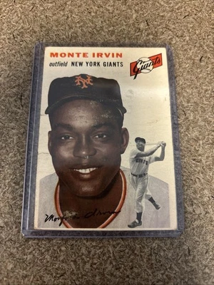 1954 Topps - Monte Irvin #3 White Back - Image 1 of 2
