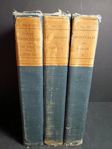 1901 Works of Francis Parkman, Frontenac Edition 3 Vols Partial Set  - Bild 1 von 17