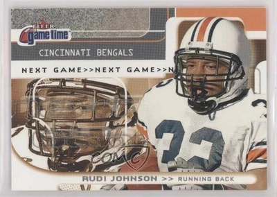 2001 Fleer Game Time Next Game /2001 Rudi Johnson #120 Rookie RC - Image 1 of 2