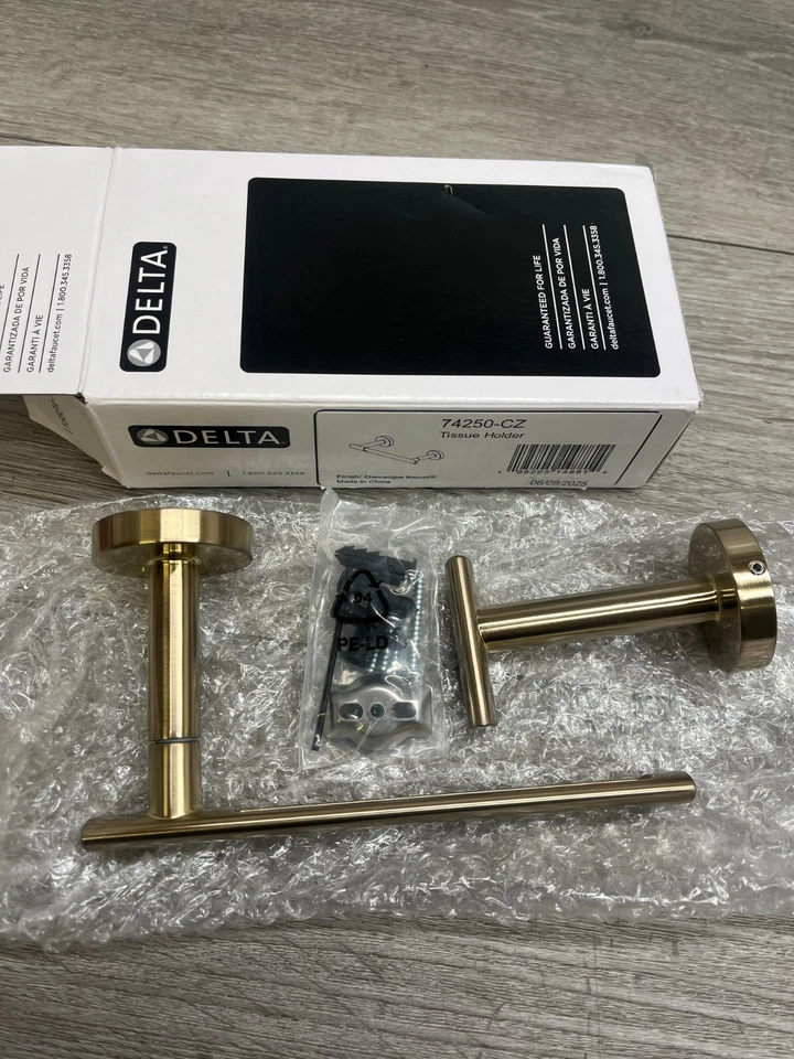 Delta Tissue Holder 74250-CZ Champagne Bronze - Image 1 of 1