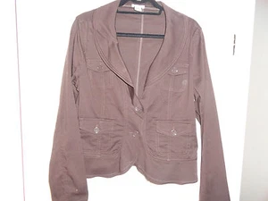 CACHE DAMEN BRAUN LANGARM BLAZER GR. L NEU - Bild 1 von 5
