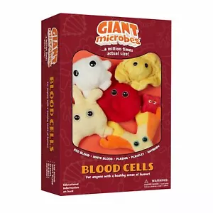 Riesige Mikroben Plüschtier weich original Geschenkbox pädagogische Blutzellen 5er Set - Bild 1 von 1