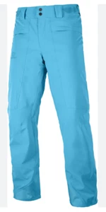 Salomon Ski Snowboard Winter Pants Men's Medium Brilliant Barrier Reef Blue - Picture 1 of 6