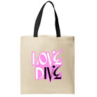 KPLUSPOP Love Dive IVE K-POP Logo Graphic Tote Shoulder Bag