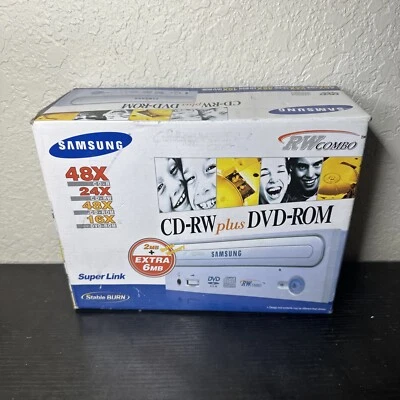 Samsung CD-RW Plus DVD-ROM Modelo SM-348B/RASF Sin CD/Cables Caja Abierta Foto 1 de 4