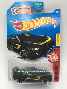 2016 Hot Wheels Custom ‘15 Ford Mustang Dark Green New - Picture 1 of 3