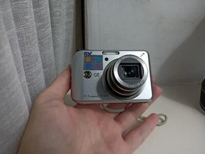 🔥General Electrics A1455 GE Silver 14.0MP digital camera🔥WORKing FuLL set🔥 - Picture 1 of 7
