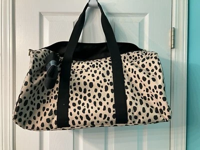 Nuevo con etiquetas Bolso de Lona Universal Hilo Punto Leopardo Correa Ajustable Foto 1 de 4