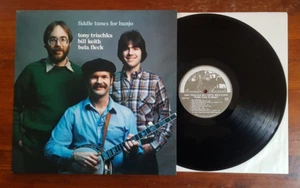 Tony Trischka Bill Keith & Bela Fleck LP Fiddle Tunes For Banjo ROUNDER US 0124 - Picture 1 of 4