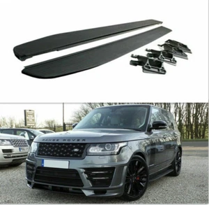 Black Design Side Step Running Board Nerf Bar Fits for Range Rover 2013-2021 - Bild 1 von 8