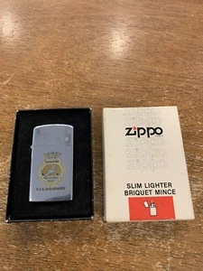 1976 C.F.B. Shearwater Niagara Falls Zippo Lighter with Original Case - Picture 1 of 11