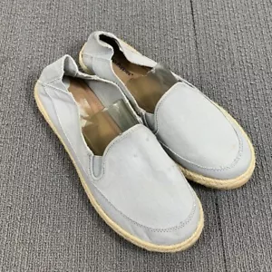 Hush Puppies Cassie Kelli Loafers Womens Size 9 M Gray Canvas Slip on Espadrille - Picture 1 of 12