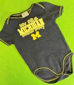 NCAA Michigan Wolverines Dark Blue Bodysuit 6-9 Months - Picture 1 of 4