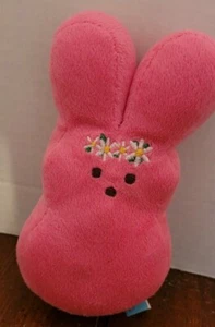 FLOR ROSA CONEJITO PEEP FELPA PASCUA PRIMAVERA PARA MANOS PEQUEÑAS - Imagen 1 de 3