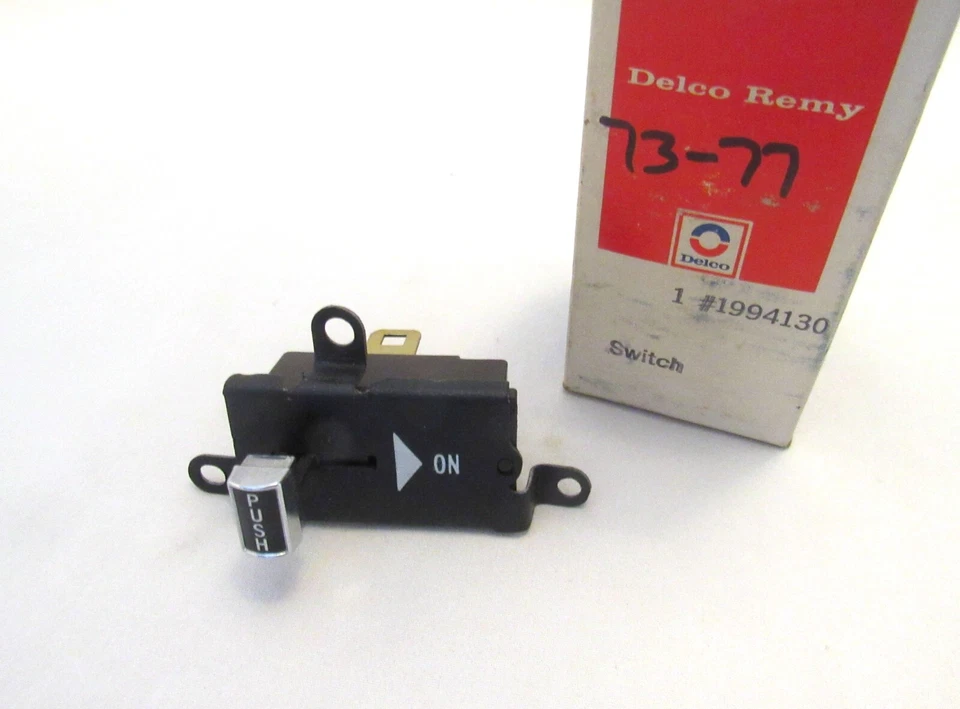 Nuevo de Lote Antiguo Pontiac GTO Lemans Can AM 400 455 Interruptor Limpiaparabrisas GM 1994130 Foto 1 de 4