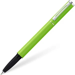 Sheaffer Pop Glossy Lime Green Gel Rollerball Pen with Chrome Trim - Picture 1 of 4