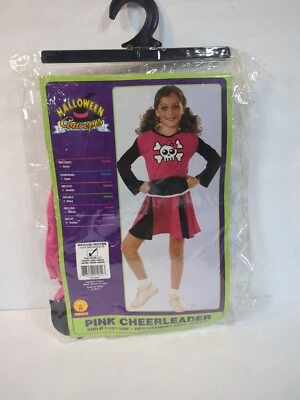 NEW ~ Child Halloween Costume Pink Cheerleader Halloween Concepts Sz M 8-10 - Image 1 of 3