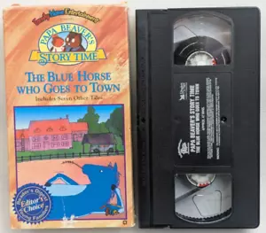 Papa Beavers Story Time The Blue Horse Who Goes To Town (VHS, 1997, Family Home) - Picture 1 of 7