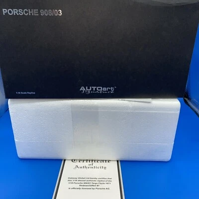 AUTOart 1:18 Porsche 908/03; 1971 Targa Florio. Siffert/Redman model - Image 1 of 4