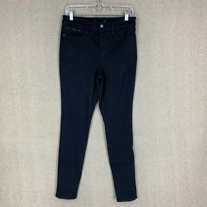 Athleta Flex Ultra Skinny Jeans Größe 10 *30 x 29,5 Damen schwarz Stretch Denim - Bild 1 von 10