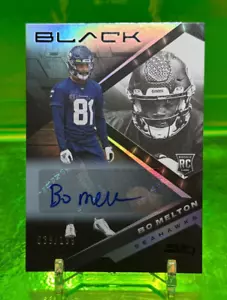 #39/199 2022 RC AUTO Bo Melton Panini Black #195 PACKERS Seahawks - Picture 1 of 1